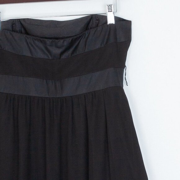 White House Black Market 100% Silk Strapless Bubble Dress Size 2 - Picture 5 of 8
